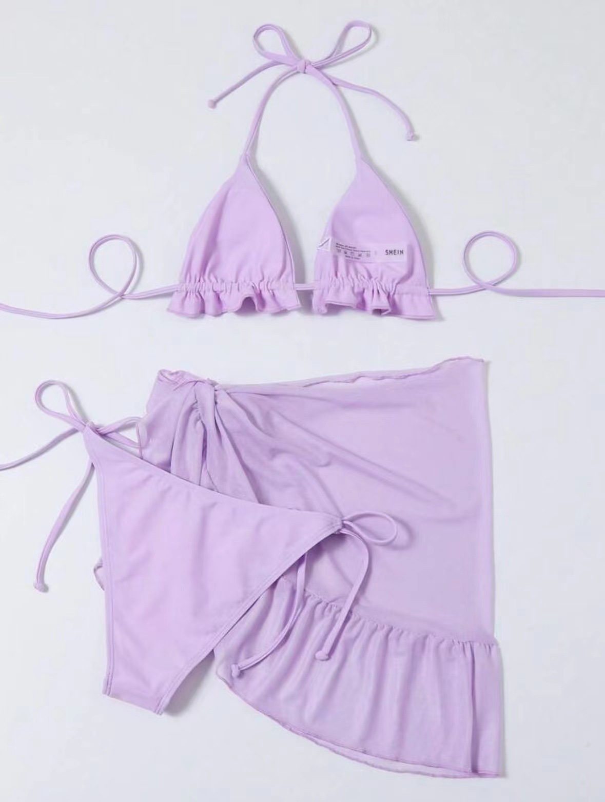 American Style Bikini Set - Sexy Two-Piece Swimsuit Polyester Vacation Style For Spring/Autumn/Summer/Winter_ecoleips.com