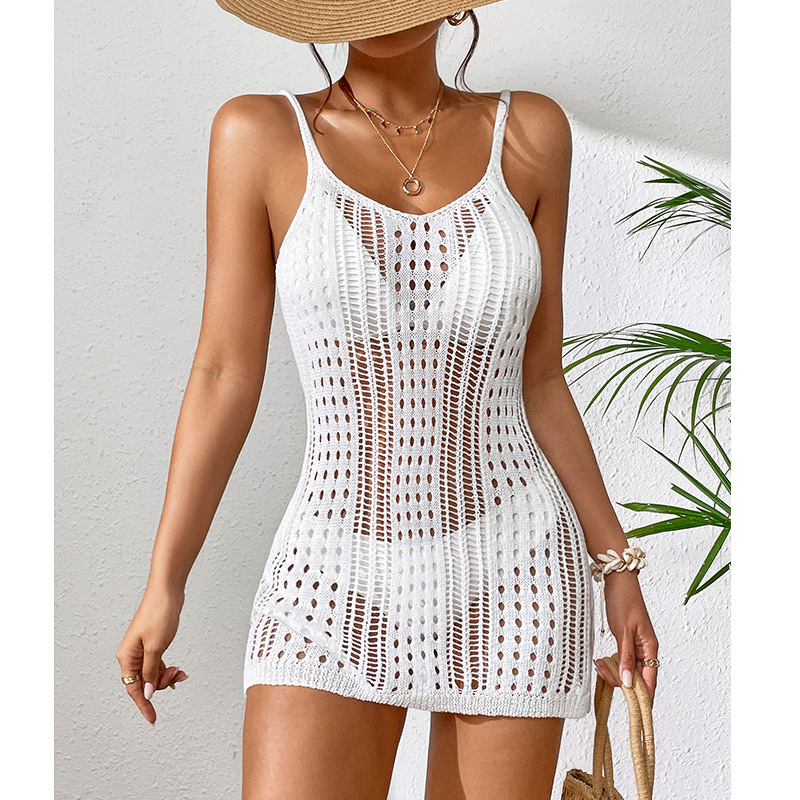 91g Weight Above Knee Dress Length Type Sleeveless Sleeve Length Sundress Dresses Type Polyester Fabric Type High Waist Waist Line 1 Piece Quantity Fitness, Swimming Occasion U Neck Neckline Slim Fit Type Solid Color Pattern Women's Gender Sexy Style Women's Solid Color Sexy Cover Ups 1