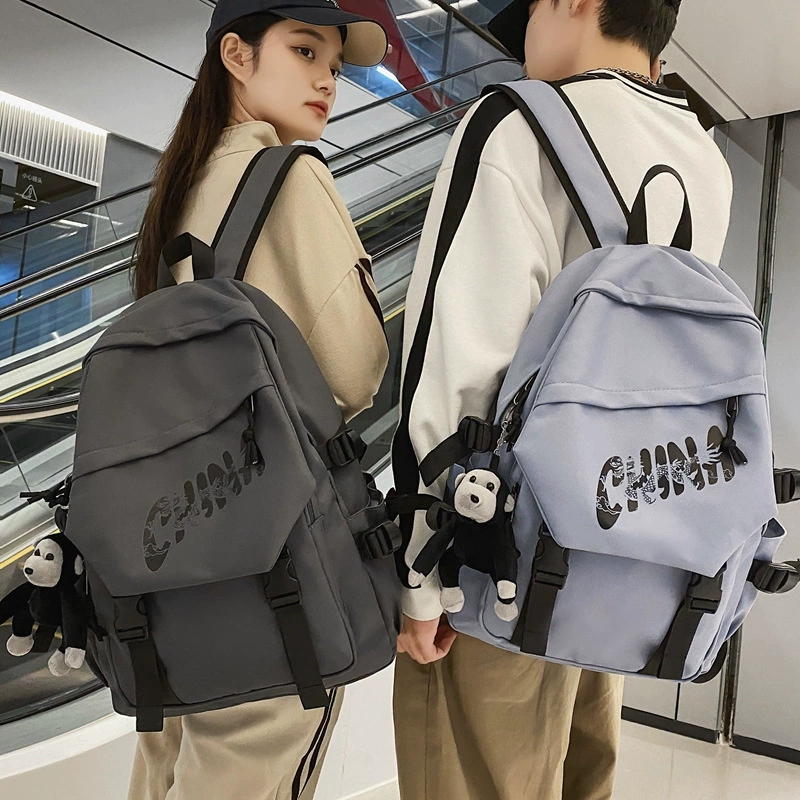 Capacious backpack for leisure, bag