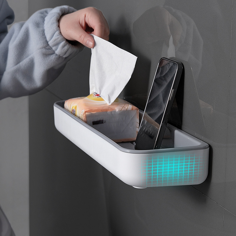 Estante de almacenamiento de inodoro encima del inodoro baño sin punzonado inodoro lavabo colgante de pared estante de almacenamiento