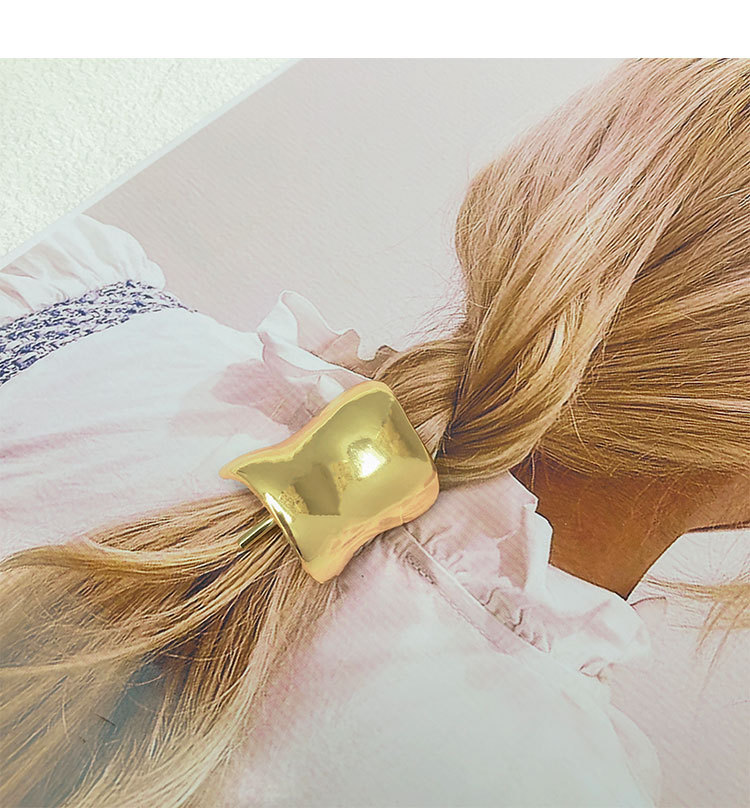Frau Einfacher Stil Geometrisch Legierung Überzug Haarklammer display picture 7