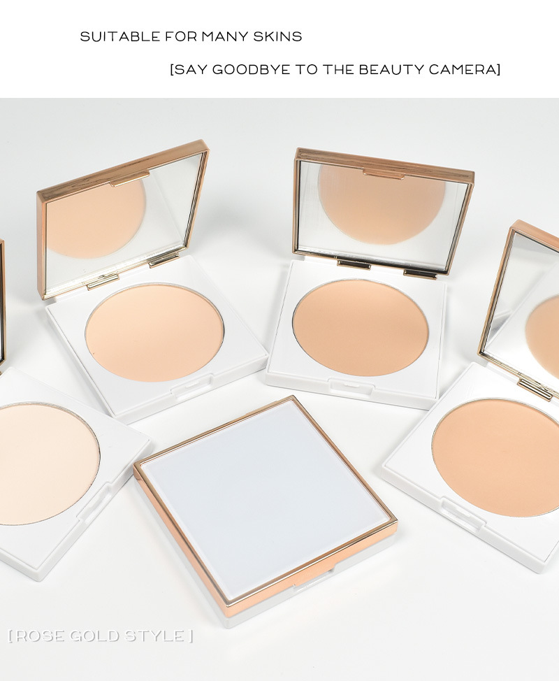 外贸中性无logo圆形粉饼Powder Foundation 细腻定妆修容多款粉饼-阿里巴巴