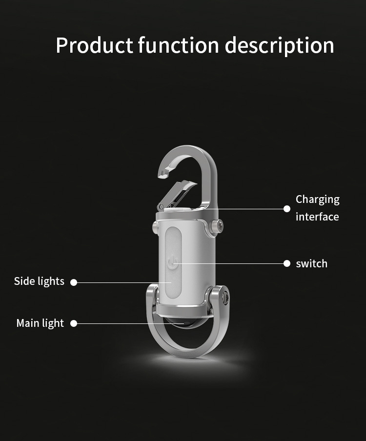 Waterproof Keychain Flashlight