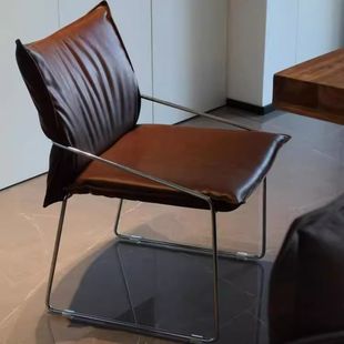 Home Small Apartment Dining Chair Simple Sofa Chair Light Luxury Restaurant Chair Office Nordic Leisure Negotiation Back Chair