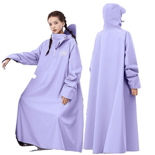 Electric Bike & E-Bike Raincoat, Long-Style, Full-Body Design for Separate Rider and Bike—All-Weather Protection, Unisex, Adult-Size Rain Poncho Designed Specifically for Cycling