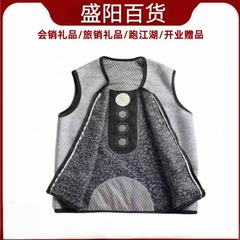 卸売ブラックゴールドダブル沸騰布模造カシミヤベスト冬暖かいベスト中高年レビュー顧客クラブ販売ギフト