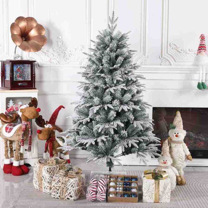 落雪クリスマス新型pe混合pvc植毛少雪クリスマスツリーメーカークリスマス装飾クリスマス微雪樹|undefined