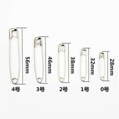 大號老式優質別針鍍鎳別針簡易保險小號扣針固定衣服裝飾吊牌別針