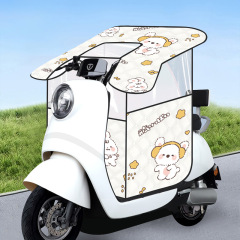 親子児童電気自動車の防風は夏の日焼け止め電気自動車の防風防水電気自動車の日除けカバーである