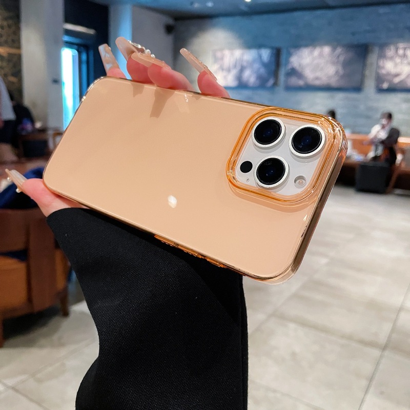 Apple 16 黄変しない DIY 素材落下防止 PC 携帯電話ケース iphone15promax 透明 PC 携帯電話ハードケース|undefined