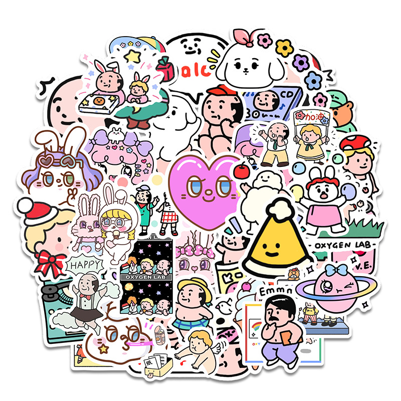 Cartoon sticker