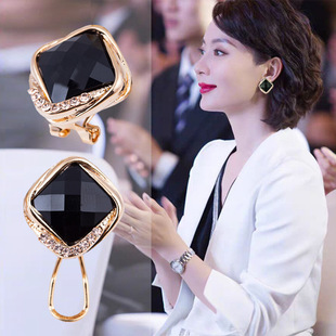 Earrings for Women S999 Sterling Silver Cat's Eye Elegant Hot Selling New Trendy Korean High-End Autumn and Winter Versatile Earrings Earrings