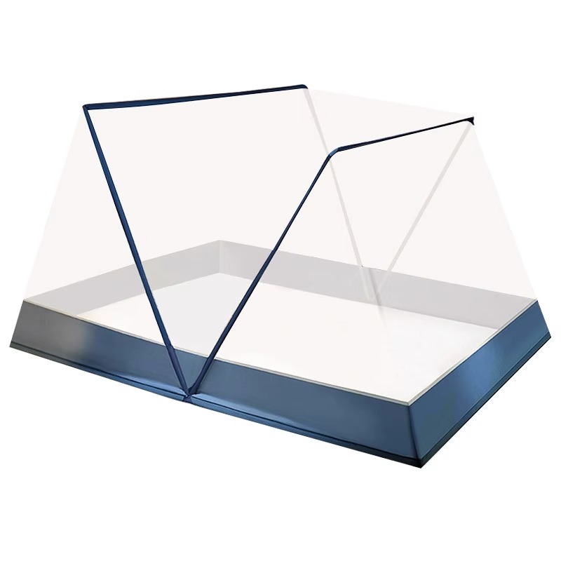 Folding Mosquito Net Cover for Student Dormitory 2024 New Style Mongolian Yurt Household Single Bed Free Installation Tent Upper and Lower Bed Cover