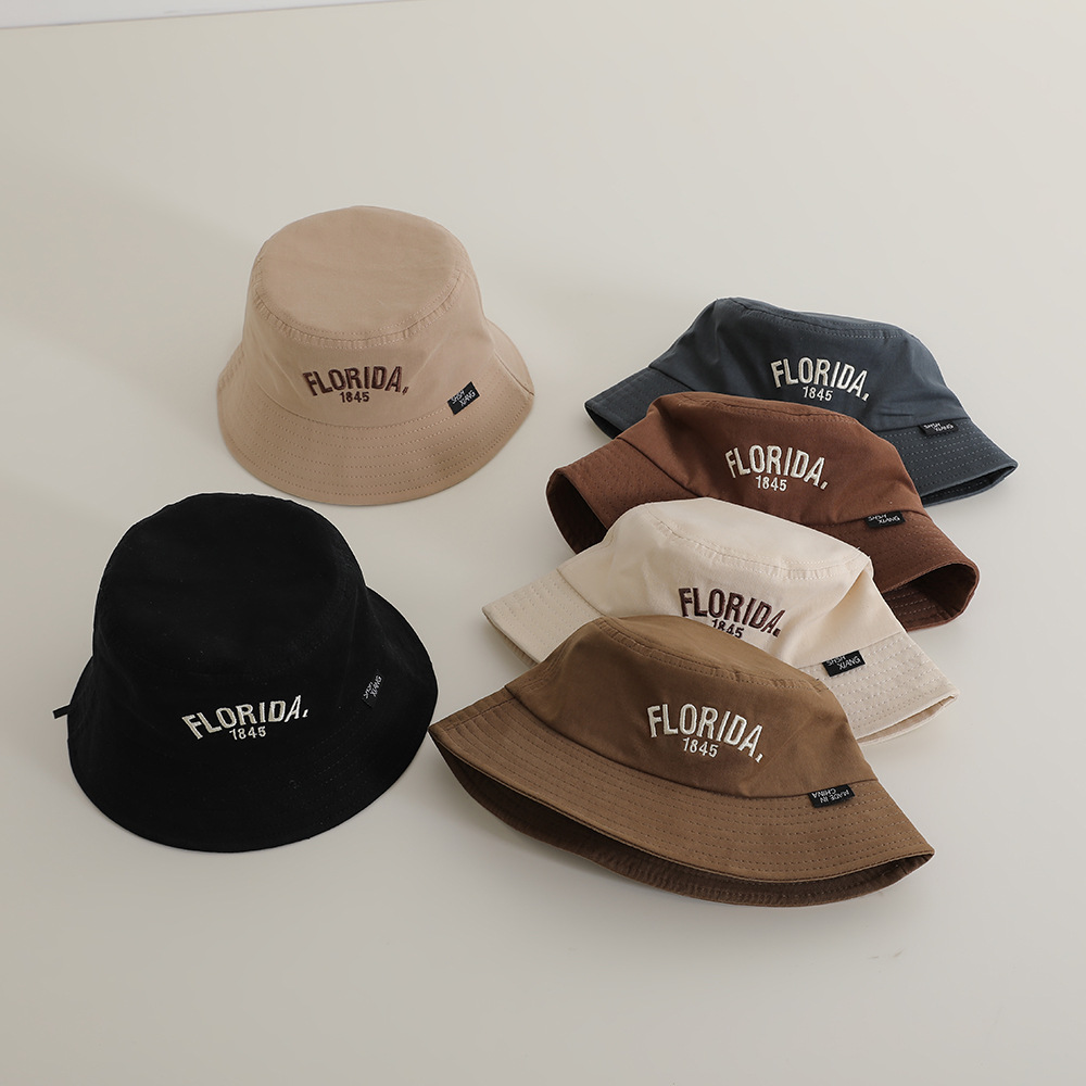 ins sombrero de pescador de bebé coreano primavera y otoño letras casuales versátiles sombrero para niños sombrero para niños sombrero para niñas