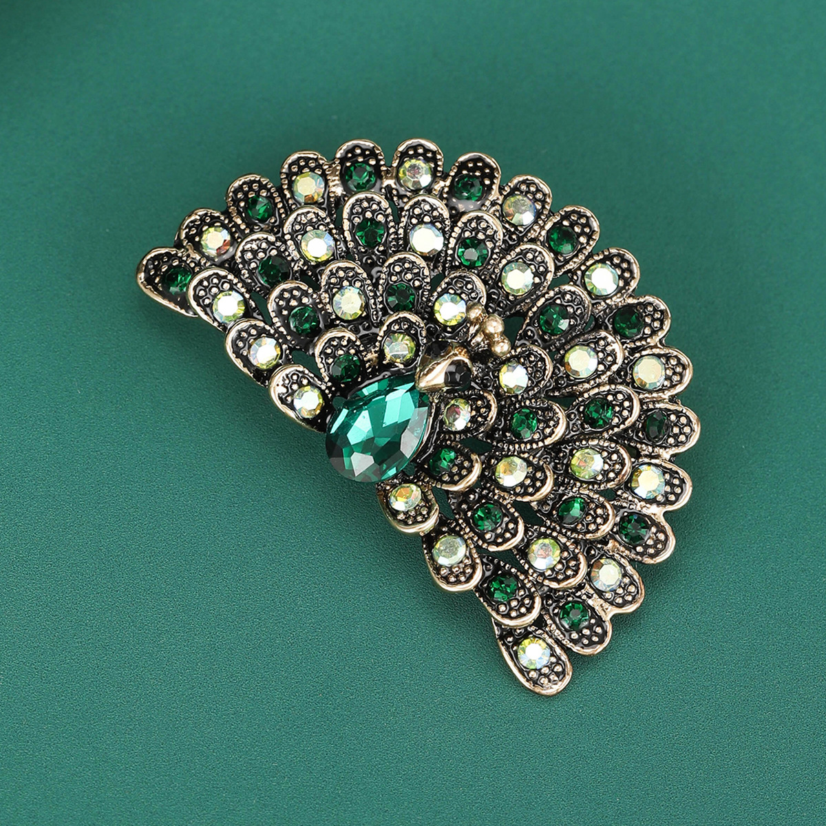16g Weight Rhinestones Inlay Material Brooches Classification Banquet Occasion Alloy Material Peacock Pattern All Seasons Season Women's Gender Inlay Design Retro Style Retro Pin Peacock Alloy Inlay Rhinestones Women's Brooches 29