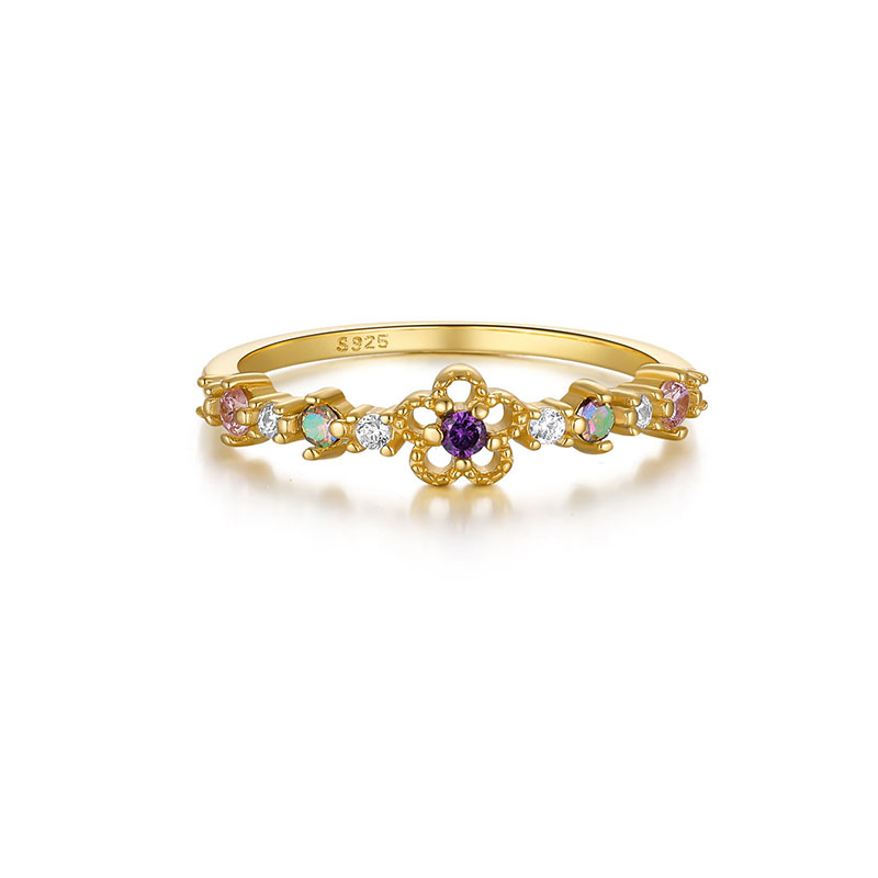 6g Weight Zircon Inlay Material Rings Classification 1 Piece Quantity Daily Occasion 925 Sterling Silver Material Geometric Pattern Women'S Gender Inlay Design Simple Style Style 925 Sterling Silver Zircon Geometric Rings 20