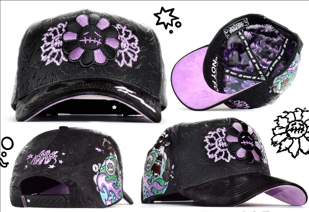 Aliexpress spot Dandy letras bordadas ajustables gorra de boca de pato borde curvo con taladro gorra de béisbol