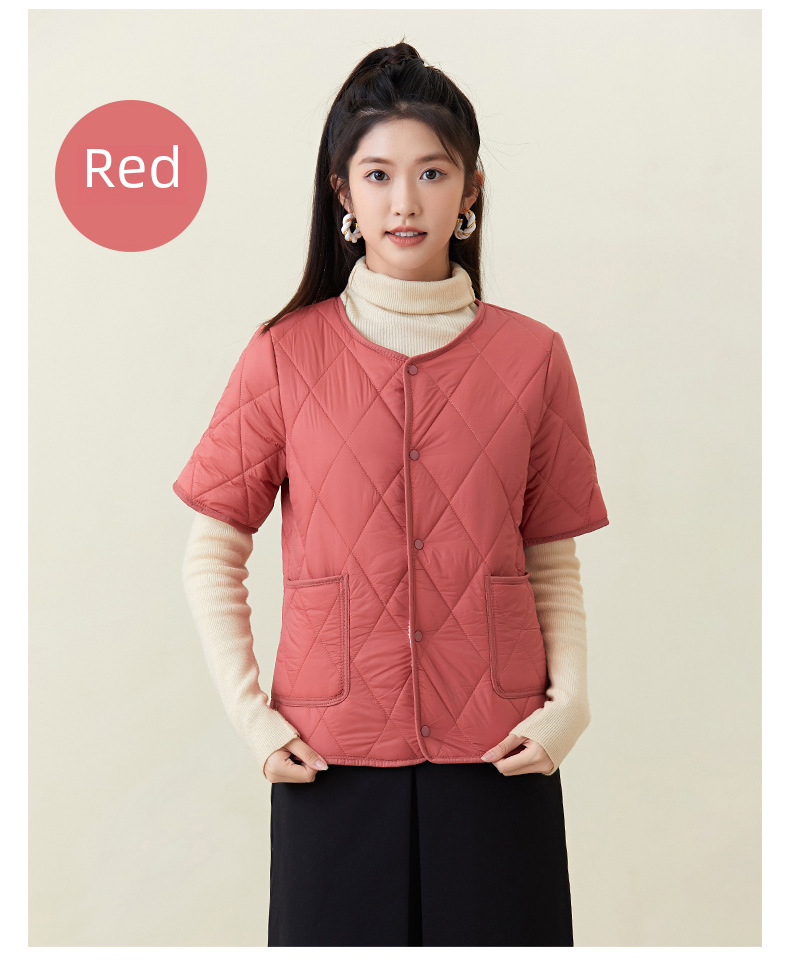 Varm vinterjacka för damer med fleecefoder för äldre kvinnor_voghion.com