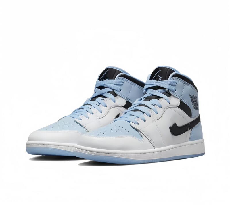 莆田靴ピュアオリジナル AJ1 ミッドトップレディースシューズハイバージョンジョー 1 バスケットボールシューズバレンタインデーアッシュアイスブルーメンズシューズバーブモデル|undefined