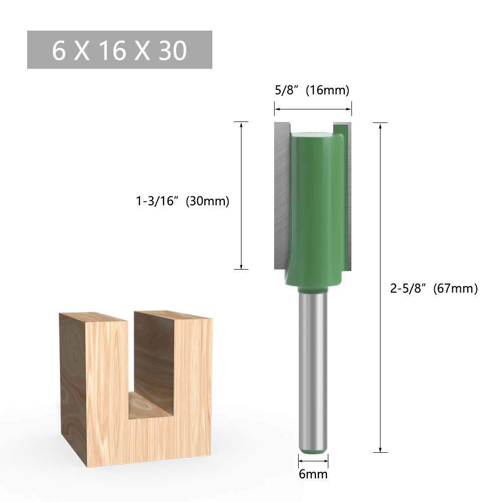 Juego de 6 Cuchillas Rectas de un Solo Filo y de Doble Filo para Máquina de Recorte, Cabezal de Corte de Acero de Tungsteno, Fresa para Máquina de Grabado, Broca para Router, Venta Directa de Fábrica