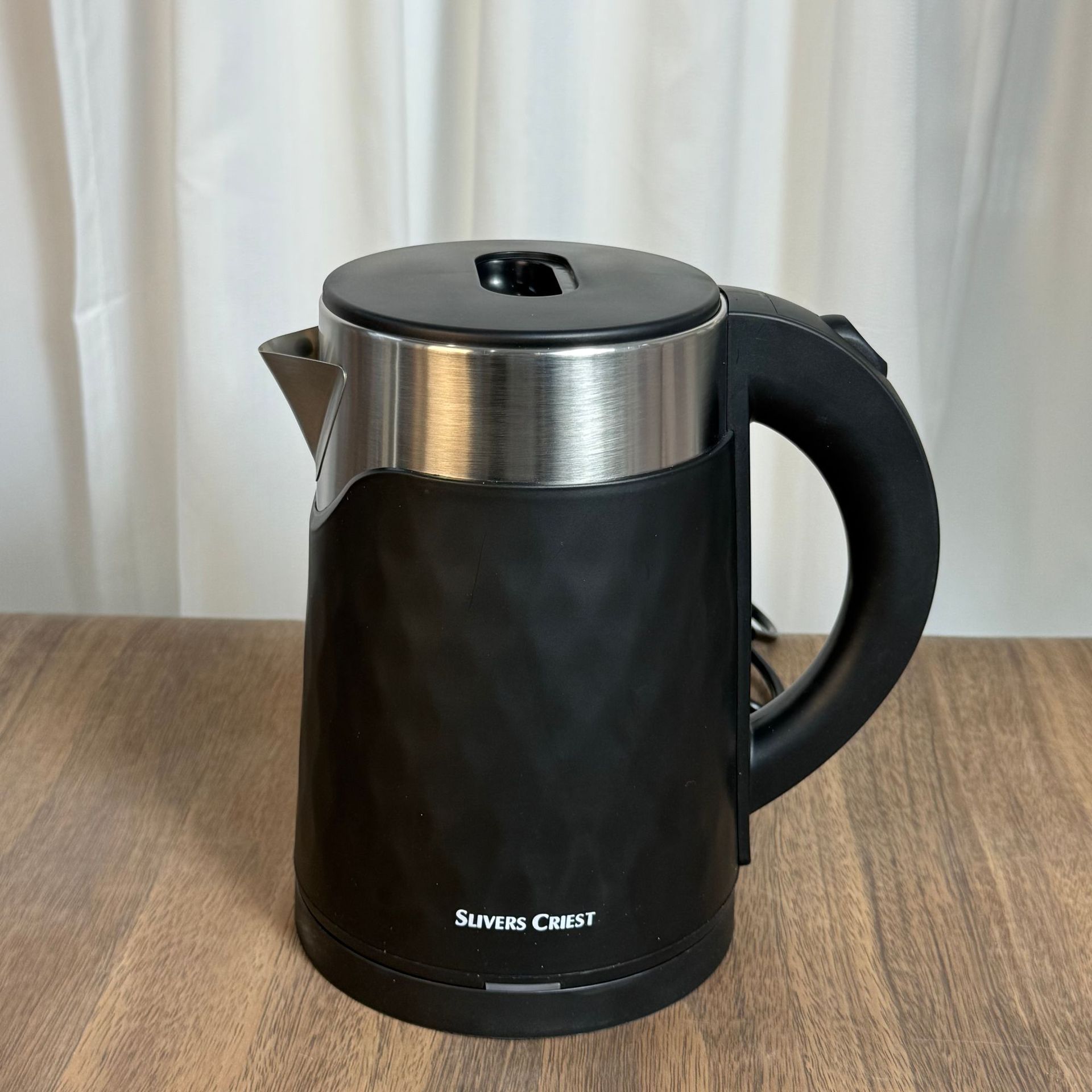 外国貿易家庭用 2L スチール蓋電気ケトルストライプモデル 2L 電気ケトル卸売二重層断熱