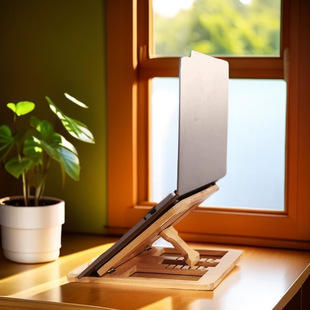 Desktop Laptop Stand Bracket Heightening Cooling Rack Solid Wood Foldableing Portable Ipd Tablet Mini Bracket