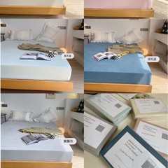 代発純色両面はブラウンマットベッド笠で防塵滑り止め畳無地保護カバー
