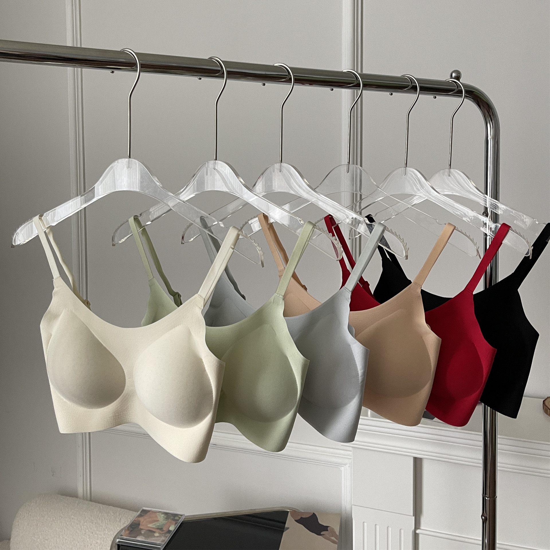 Nueva máquina de Estilo Chaleco sin costuras inalámbrico lavable completo fijo cómodo lado colección de cercanías sujetador sin costuras ropa interior al por mayor