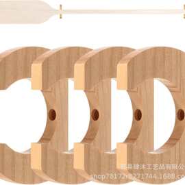 木质船桨挂架墙壁装饰浆板收纳架墙上装饰配件皮艇独木舟龙船桨架