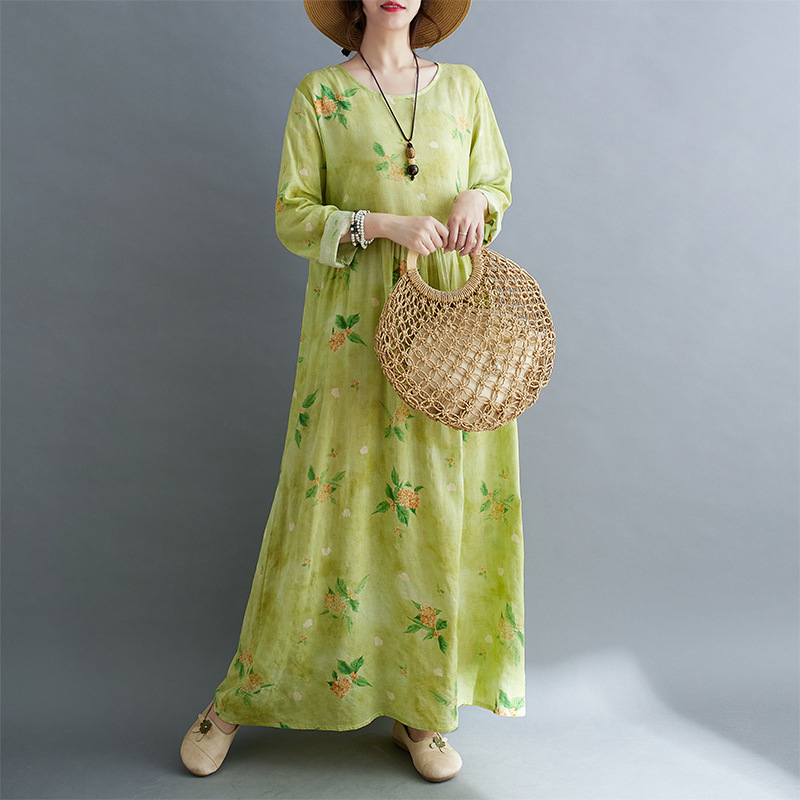 Ethnic retro long-sleeve