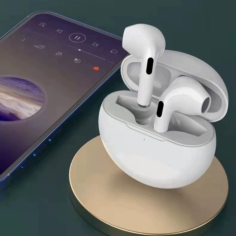 Наушники Bluetooth TWS Pro6, беспроводные наушники с зарядным кейсом, легкие, многоцветные