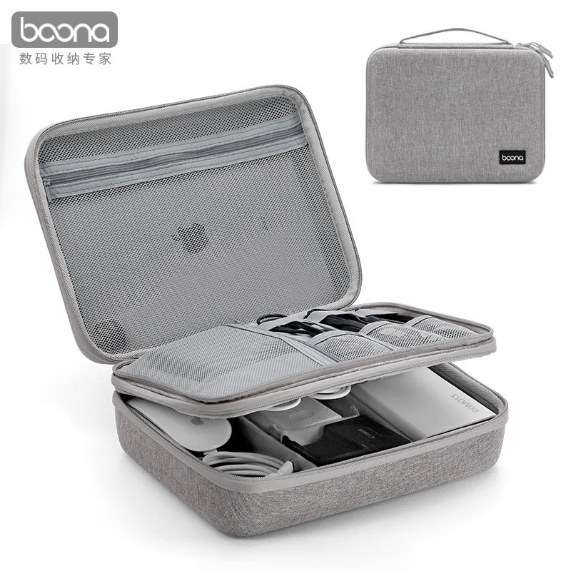 Conner hard shell box type multi-function digital storage bag charging treasure hard disk headset data cable U disk protection box Conner hard shell box type multi-function digital storage bag charging treasure hard disk headset data cable U disk protection box