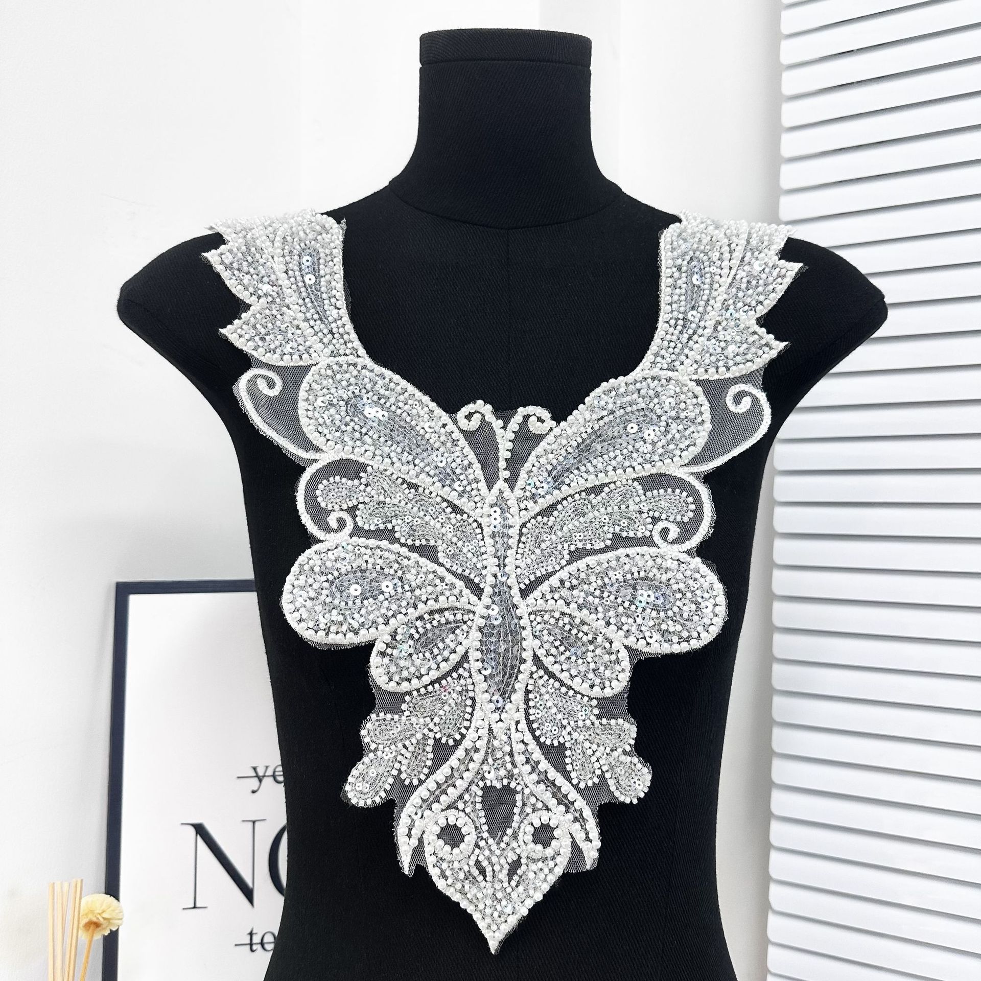 Cuello de cuentas, vestido de boda, vestido de moda, vestido de baile, decoración, decoración, collar falso, al por mayor transfronterizo