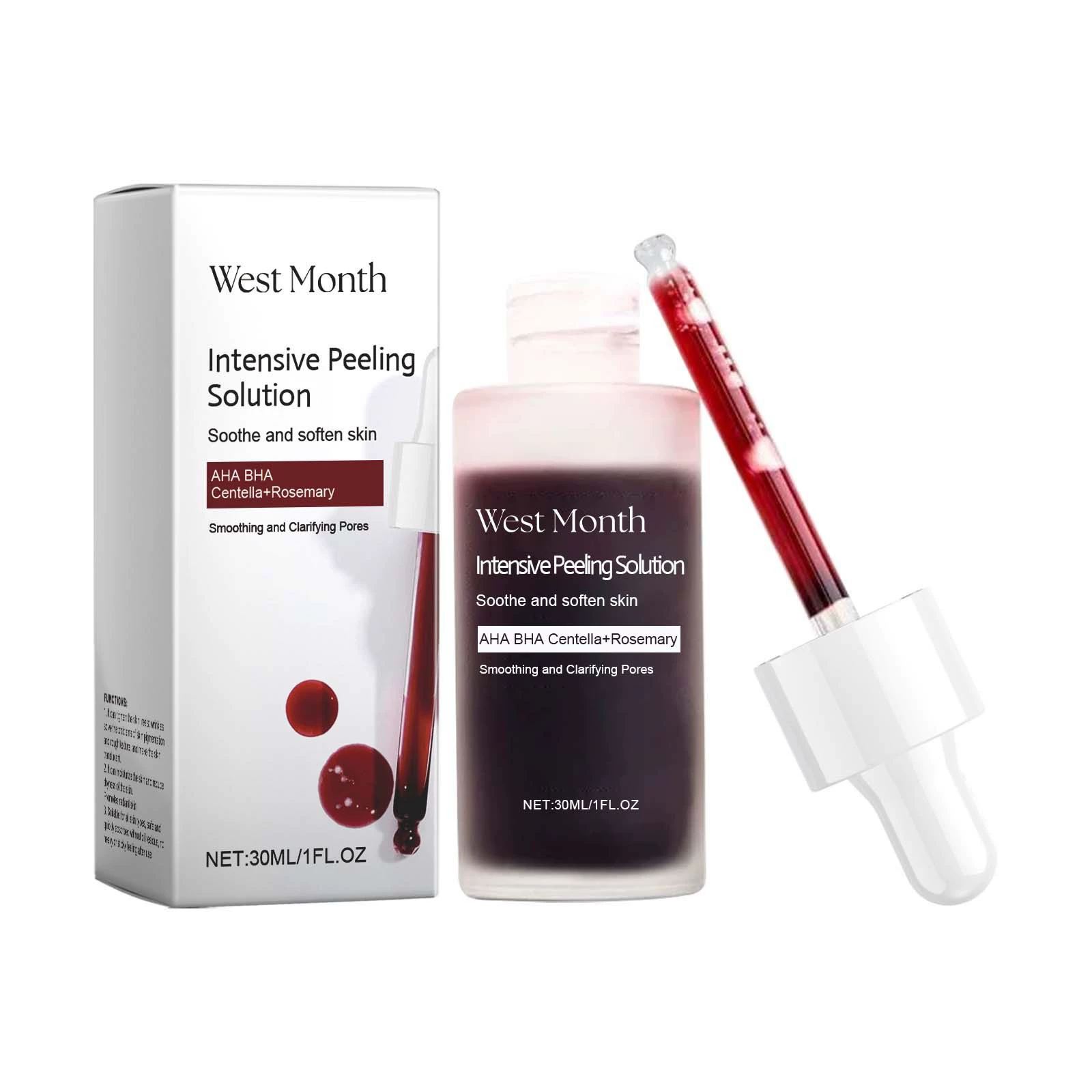 Facial Peeling Lotion (West Month) 30 ml — AHA BHA, Moisturizing & Pore-clarifying