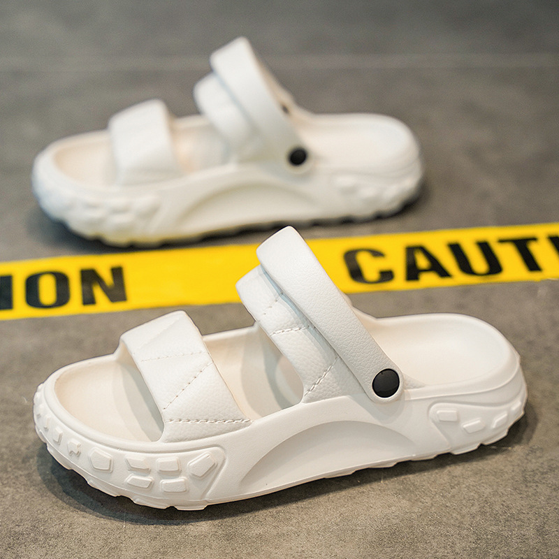 Nuevas zapatillas transfronterizas para niños, zapatos de jardín EVA de alta elasticidad, sandalias de playa de verano, sandalias para padres e hijos, zapatos con agujeros al aire libre