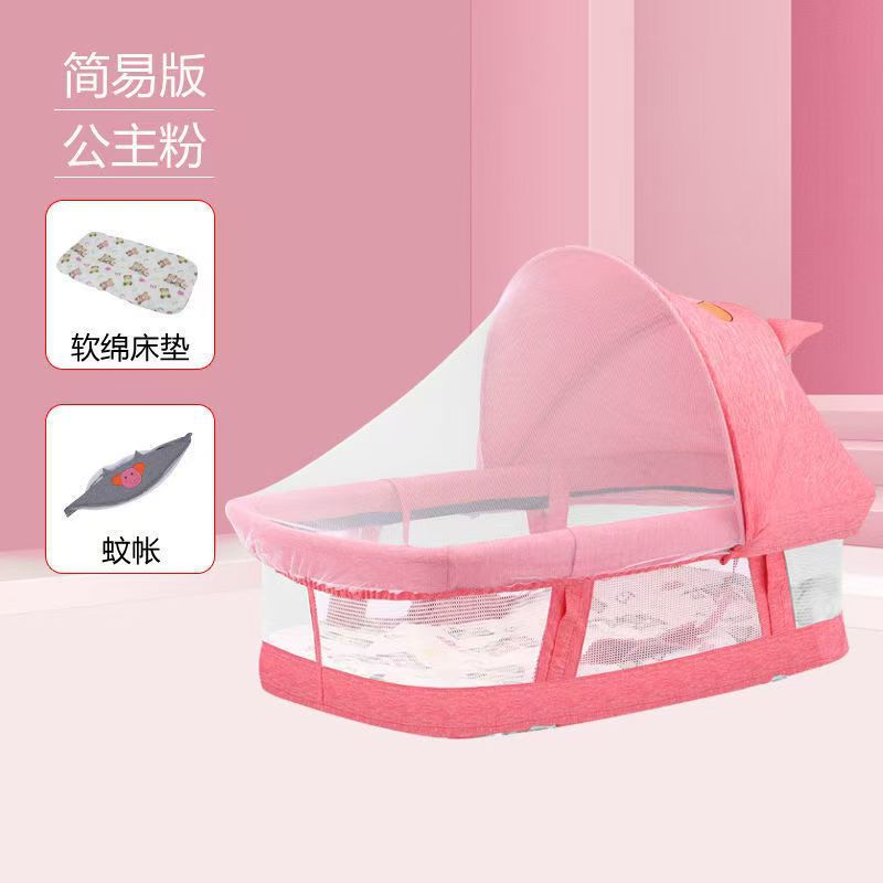 Cama para bebés, cama grande, cama mecedora plegable, cama para niños, cama para recién nacidos, cama para mosquiteros al aire libre