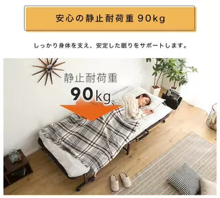 午休午睡床单人床免安装铁艺实木陪护床日式折叠床