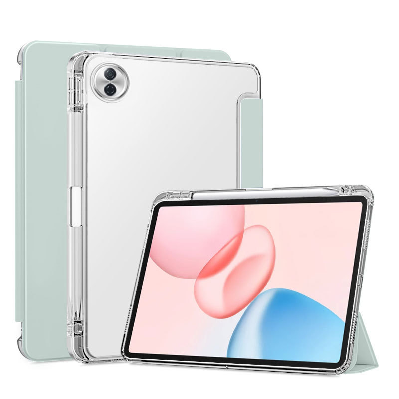 Honor タブレット 10 保護カバーに適した新しい HEY3-W00 磁気 70% off ペンスロット付き透明つや消しソフトケース|undefined