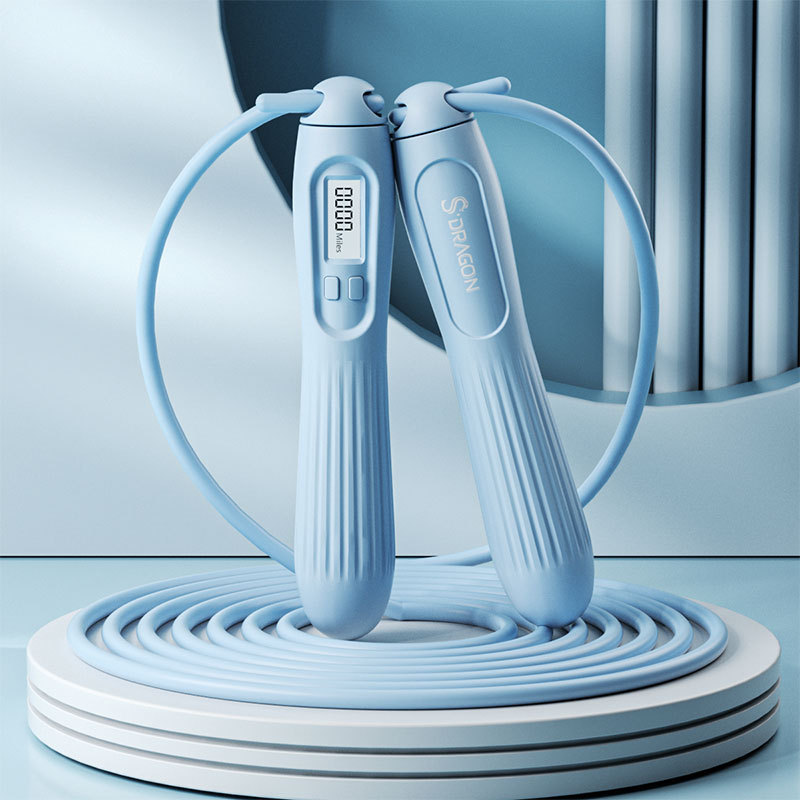 하늘색 긴 로프