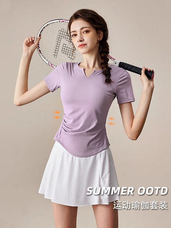 美式辣妹运动服套装女夏季新款潮速干时尚网红训练健身跑步瑜伽服|undefined