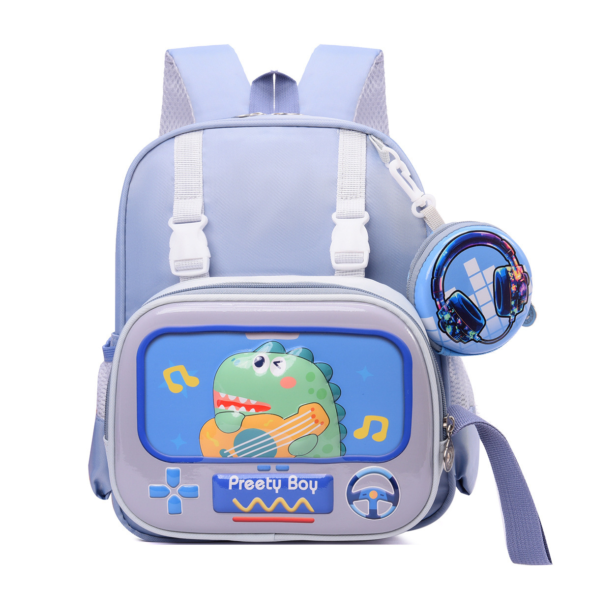 Mochila de animación de dibujos animados para bebés de jardín de infantes, mochila de niños ligera para niños y niñas de la escuela primaria