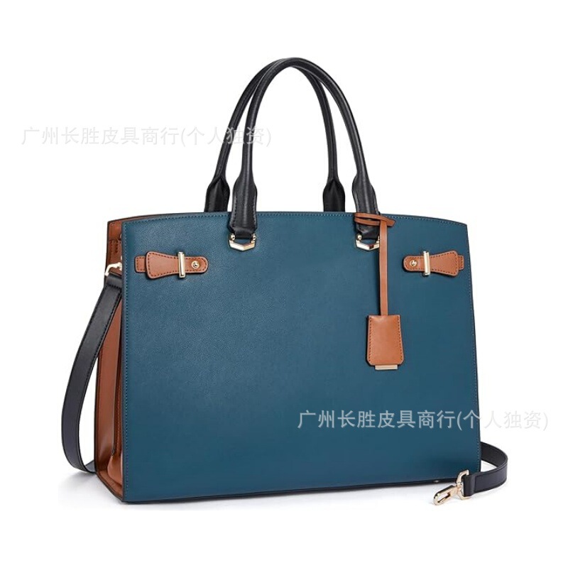 Foreign Trade Pu Leather Women's Laptop Handbag, Fashionable, Comfortable, Multi-Functional, Large-Capacity Shoulder Briefcase Foreign Trade Pu Leather Women's Laptop Handbag, Fashionable, Comfortable, Multi-Functional, Large-Capacity Shoulder Briefcase