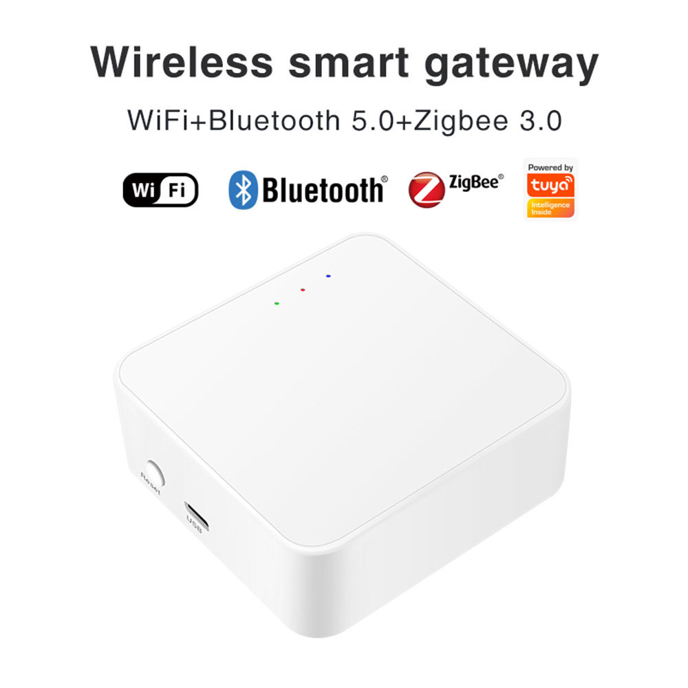 涂鸦智能无线网关Mini多模网关物联网wifi网关蓝牙zigbee家居网关