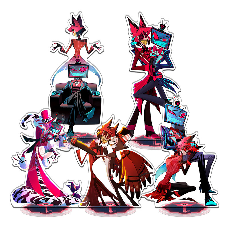 Hazbin Hotel 2 Hell Inn 2 Anime Merchandise Acrylic Internal Printing Engraving Machine Cutting Standee