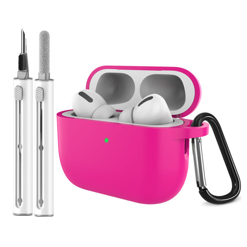 适用Airpodspro3保护套苹果耳机保护壳硅胶纯色airpods保护壳批发|undefined
