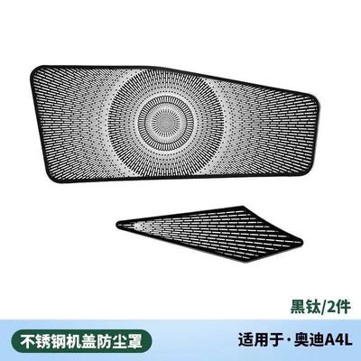 Decorative Accessories A5L, Other Automotive Interior Supplies - 19-25-audi-a6l-stainless-steel-cabin-protective-cover-black-titanium