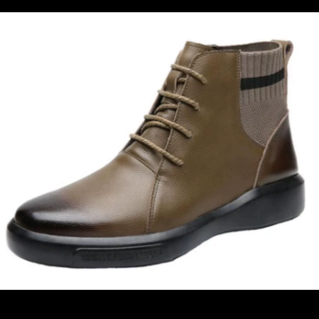 Ботинки Martin из воловьей кожи, Шерстяные мужские туфли на шнуровке, Новая Повседневная модная обувь на весну 2022 г.