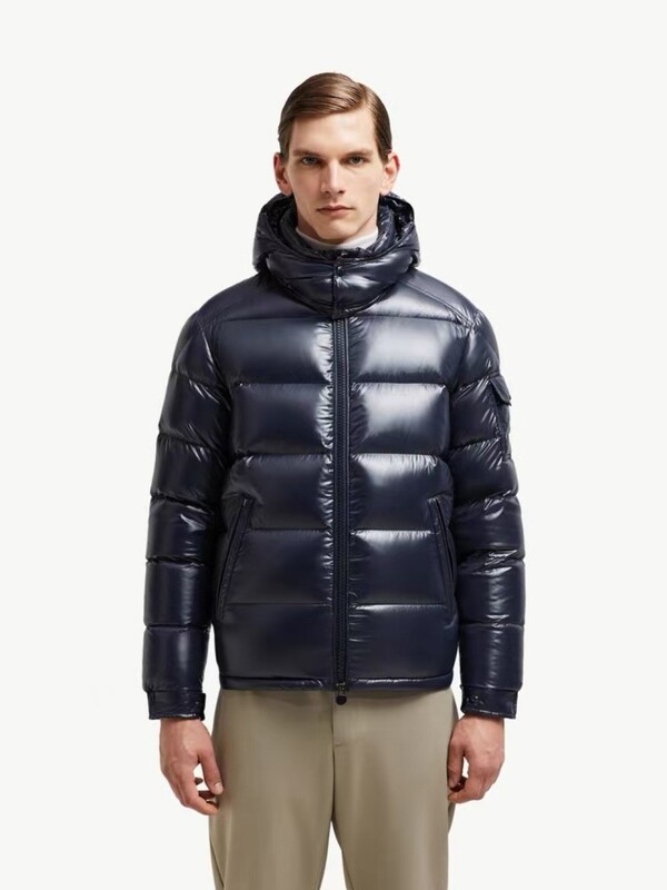Top Version Moncler Maya Women's and Men's Casual down Jacket Couple's Style Hooded Black down Jacket