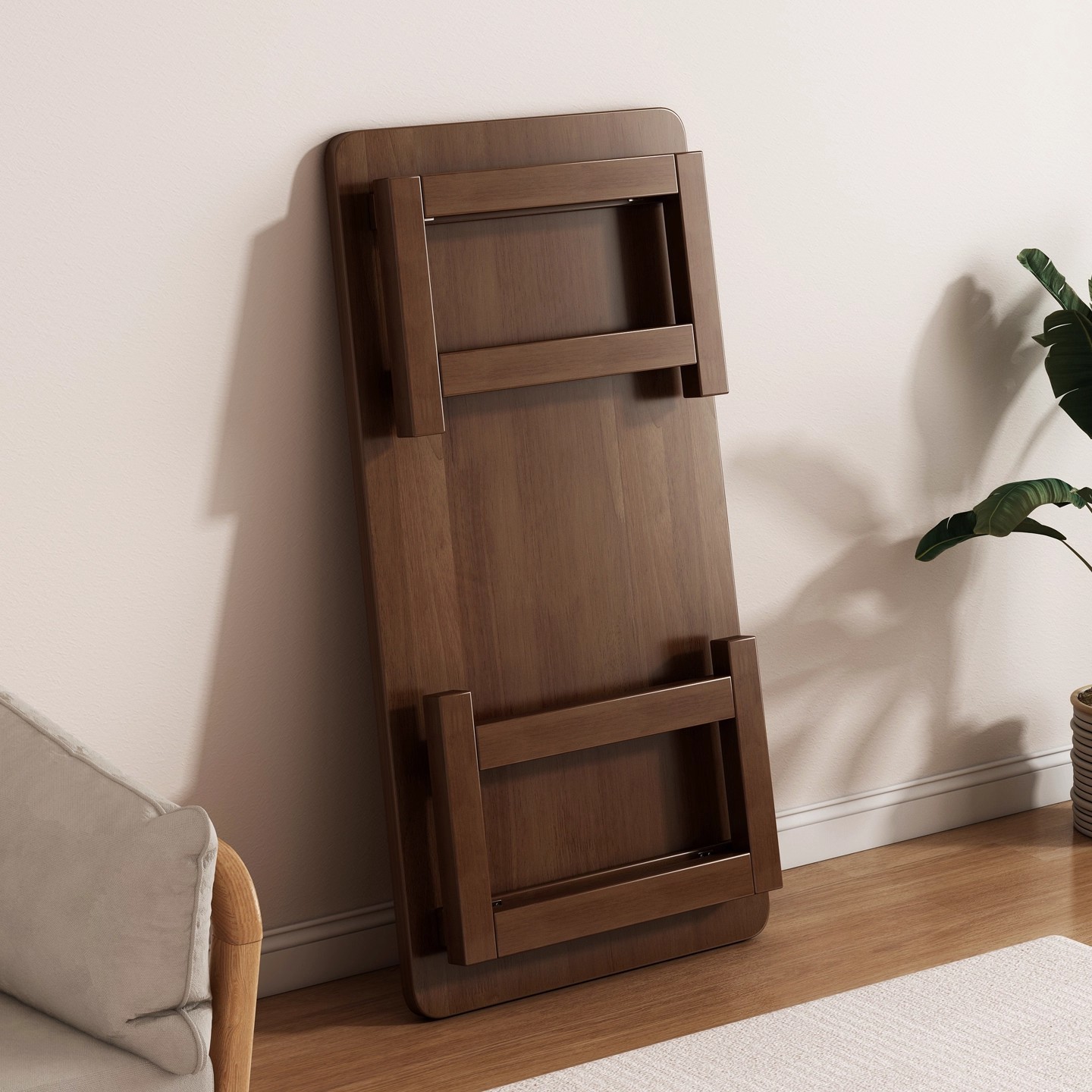 Mesa pequeña plegable sala de estar pequeña mesa cuadrada rectangular casa de alquiler pequeña mesa de comedor simple mesa de comedor