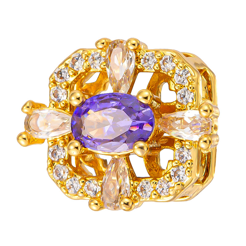 Douyin Venta caliente Colgante de microincrustaciones de cobre chapado al por mayor Cientos de colgantes de cobre opcionales a su gusto, fábrica de origen al por mayor sin cadena